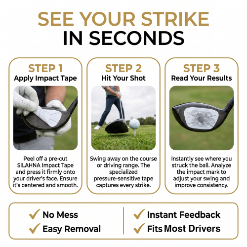 SILAHNA Driver Impact Tapes™ | 100 Pack
