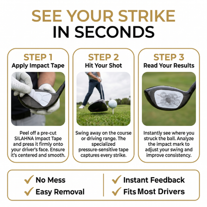 SILAHNA Driver Impact Tapes™ | 100 Pack